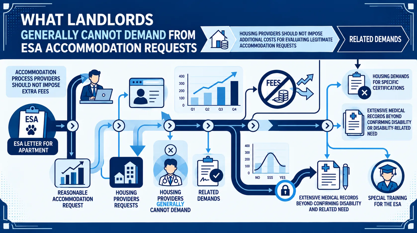 Infographic: What Landlords Cannot Demand from ESA Accommodation Requests - ESA Letter for Apartment: What You Need to Know