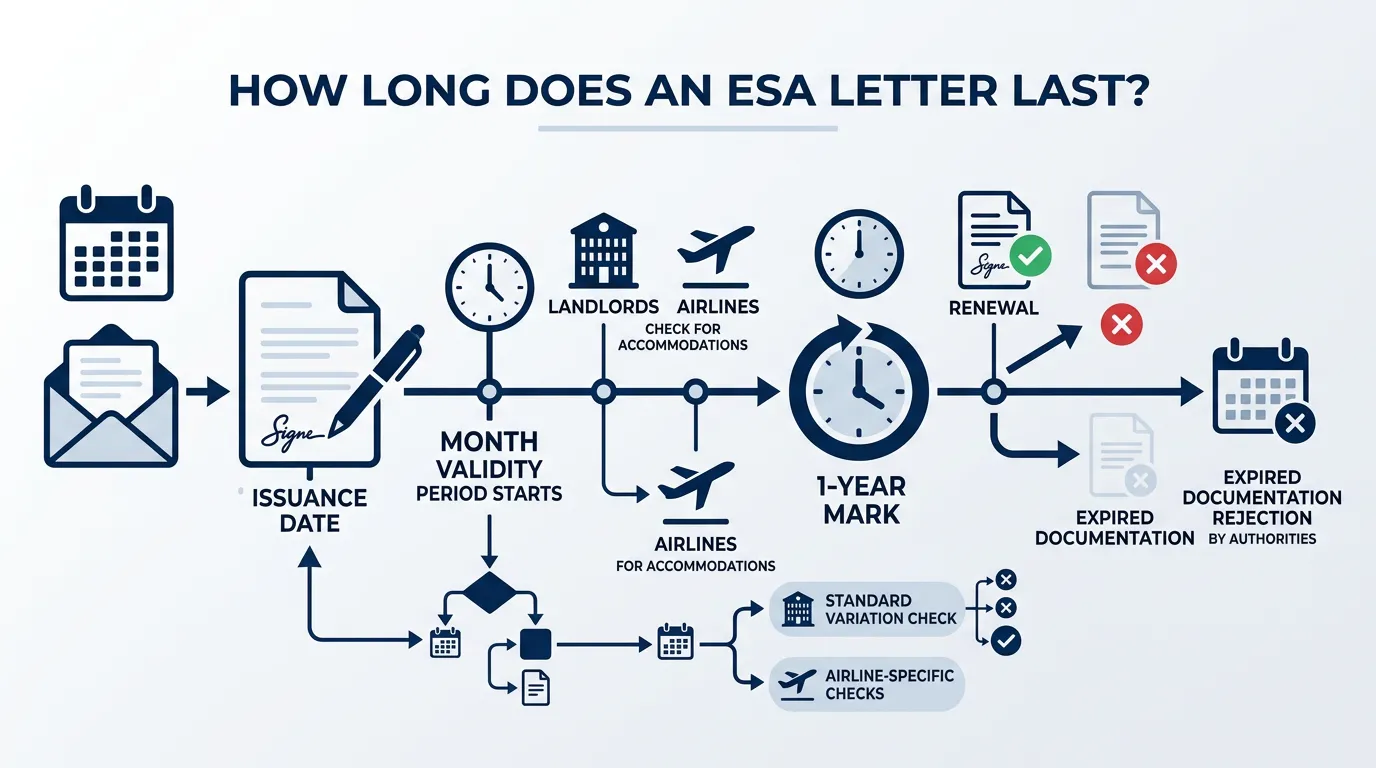 Infographic: Standard ESA Letter Validity Period - How long does an ESA letter last?